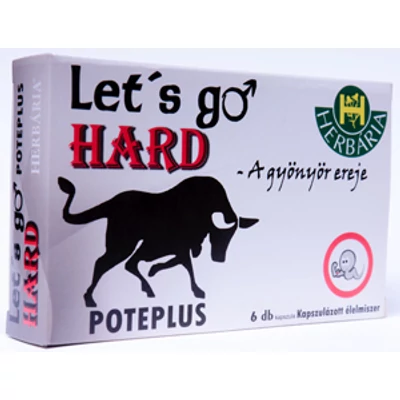 LET'S GO HARD kapszula 6db Herbária
