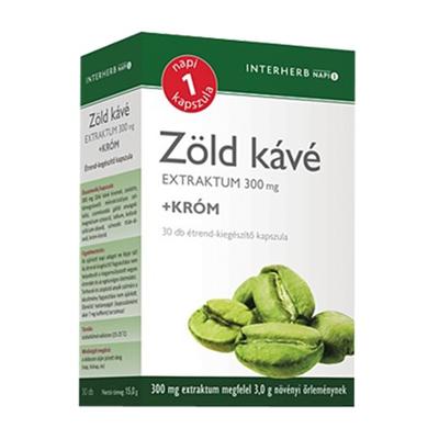 NAPI1 ZÖLD KÁVÉ Extraktum 300mg +KRÓM 30db