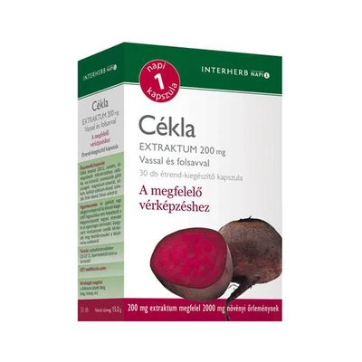 Napi1 CÉKLA kapszula 200mg 30 db Interherb