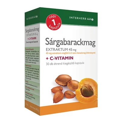 Napi 1 SÁRGABARACKMAG extraktum +C-vitamin 30db InterHerb