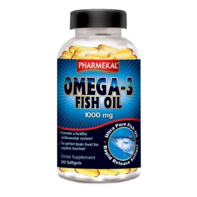 Omega-3 halolaj kapszula 1000 mg 100 db Pharmekal