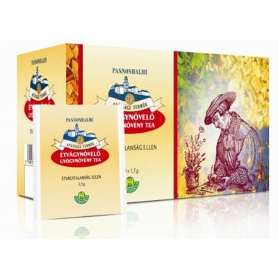 Pannonhalmi ÉTVÁGYNÖVELŐ gyógynövény filteres tea 20db