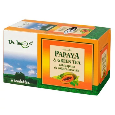 Papaya & Green filteres tea 20 db Dr. Tea