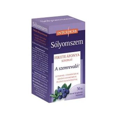 Sólyomszem - fekete áfonya kapszula 30db Interherb