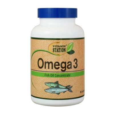 Vitamin Station Omega 3 halolaj kapszula 1000mg 90db