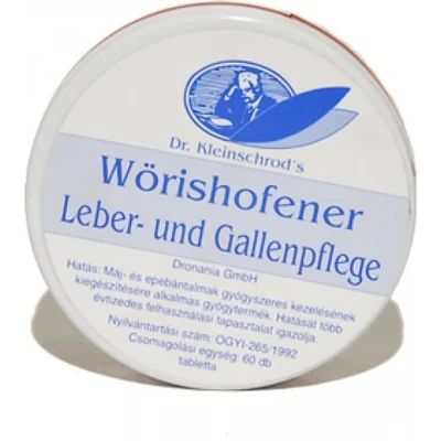 Wörishofeni Leber und Gallenpflege máj és epeerősítő tabletta 60db