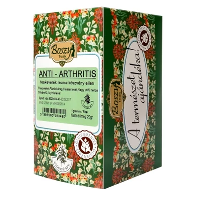 Anti Arthritis filteres teakeverék 20 filter Gyógyfű
