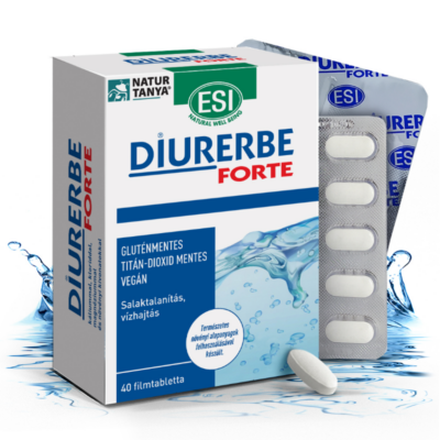 DIURERBE® forte -Természetes vízhajtó tabletta 40db ESI - Natur Tanya