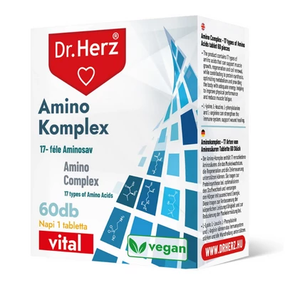 Dr. Herz AMINO Komplex 60 db tabletta Dr. Herz AMINO Komplex 60 db tabletta