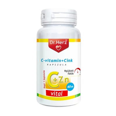 Dr. Herz C-vitamin + Cink kapszula 60db Dr. Herz C-vitamin + Cink kapszula 60db