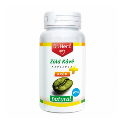 Dr. Herz Zöld Kávé + Króm kapszula 60db