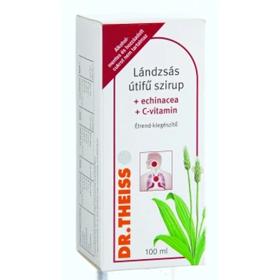 dr. Theiss Lándzsás útifű szirup +echinacia +C-vitamin 100ml