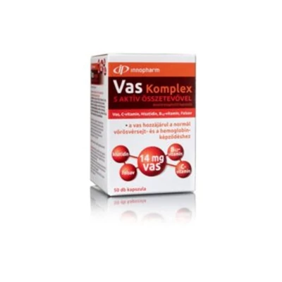 Vas Komplex kapszula 50 db Innopharm