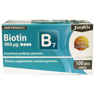 JutaVit Biotin – B7-vitamin tabletta – 100db