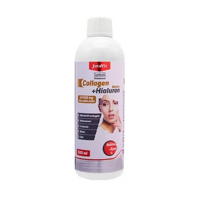 JutaVit Collagen + Hialuron Matrix ital - eper-málna ízben – 500ml