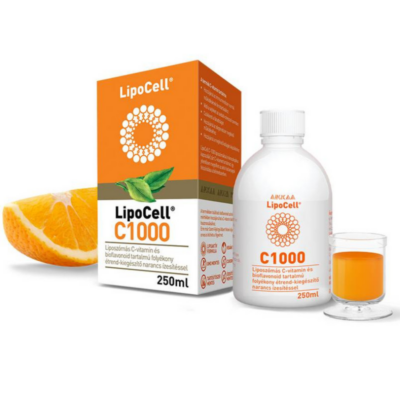 LipoCell C1000 - liposzómás folyékony C-vitamin 250ml