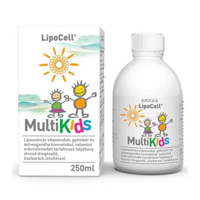LipoCell MultiKids liposzómás multivitamin (250 ml) Hymato Products