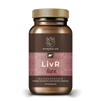Myrobalan LivR májtisztító- és regeneráló kapszula – 60db Myrobalan LivR májtisztító- és regeneráló kapszula – 60db