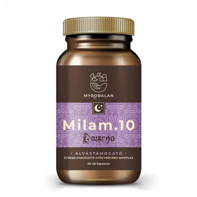 Myrobalan Milam.10 gyógynövény-komplex 60db
