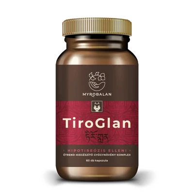 Myrobalan TiroGlan Pajzsmirigy-alulműködés elleni kapszula – 60db
