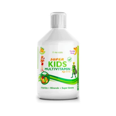 Swedish Nutra SUPER KIDS FOLYÉKONY MULTIVITAMIN GYERMEKEKNEK 500ml