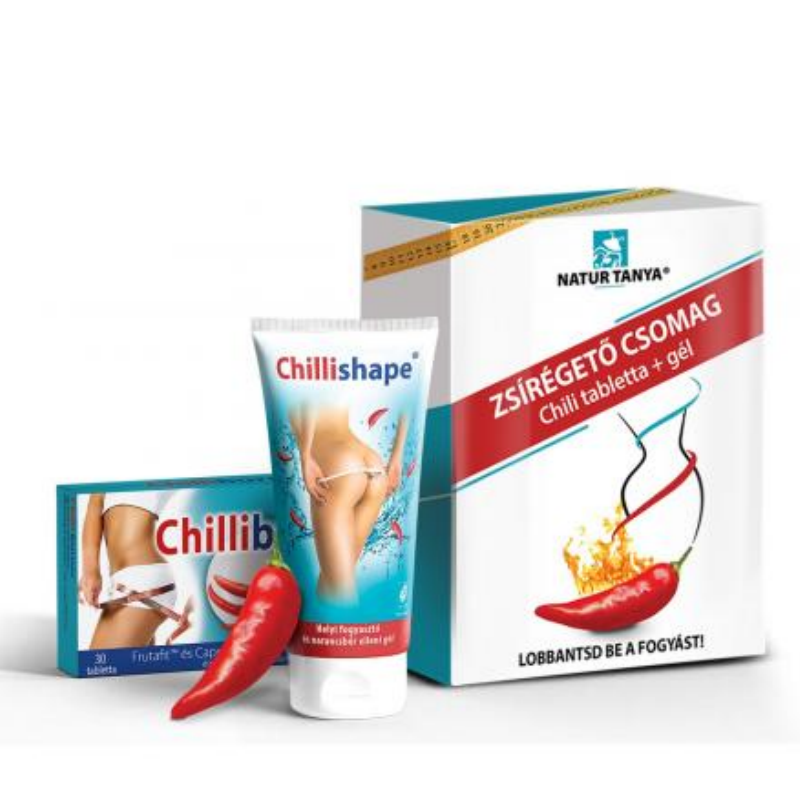 Zsírégető Chili tabletta - 15db chilipaprika kapszaicin 1 tablettában, szabadalommal